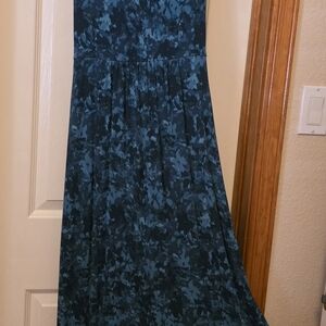 Soma Soft Jersey Twist Front Bra Sleeveless Maxi Dress NWOT